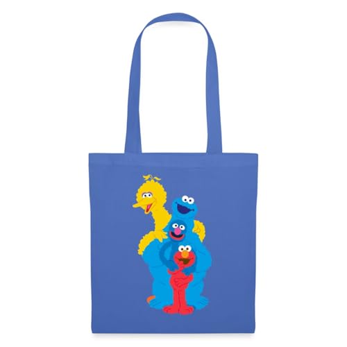 Spreadshirt Sesamstraße Elmo Grobi Krümelmonster Bibo Stoffbeutel, One size, Hellblau Spreadshirt Sesamstraße Elmo Grobi Krümelmonster Bibo Stoffbeutel, One size, Hellblau von Spreadshirt