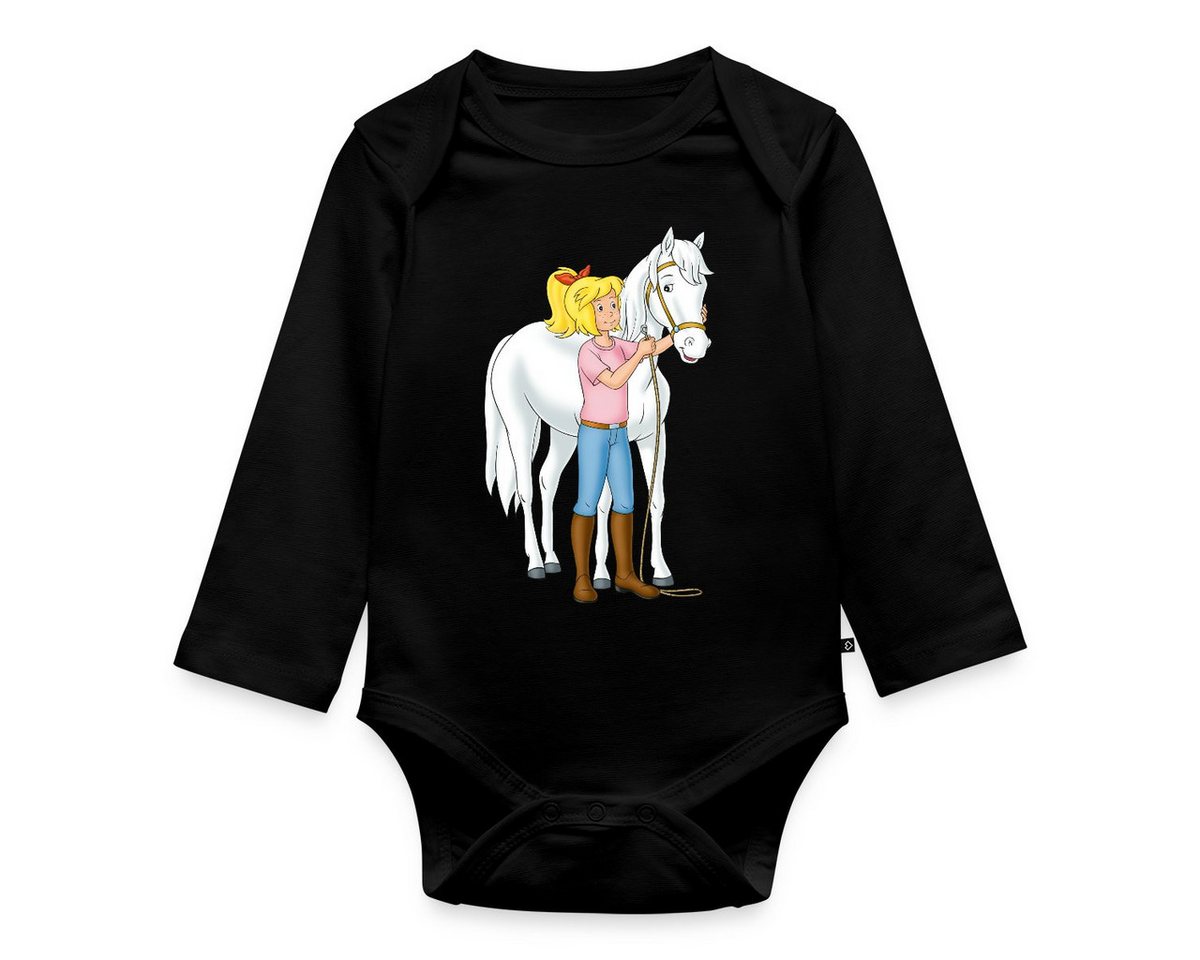 Spreadshirt Shirtbody Bibi Und Tina Bibi Mit Stute Sabrina Baby Bio-Langarm-Body (1-tlg) von Spreadshirt