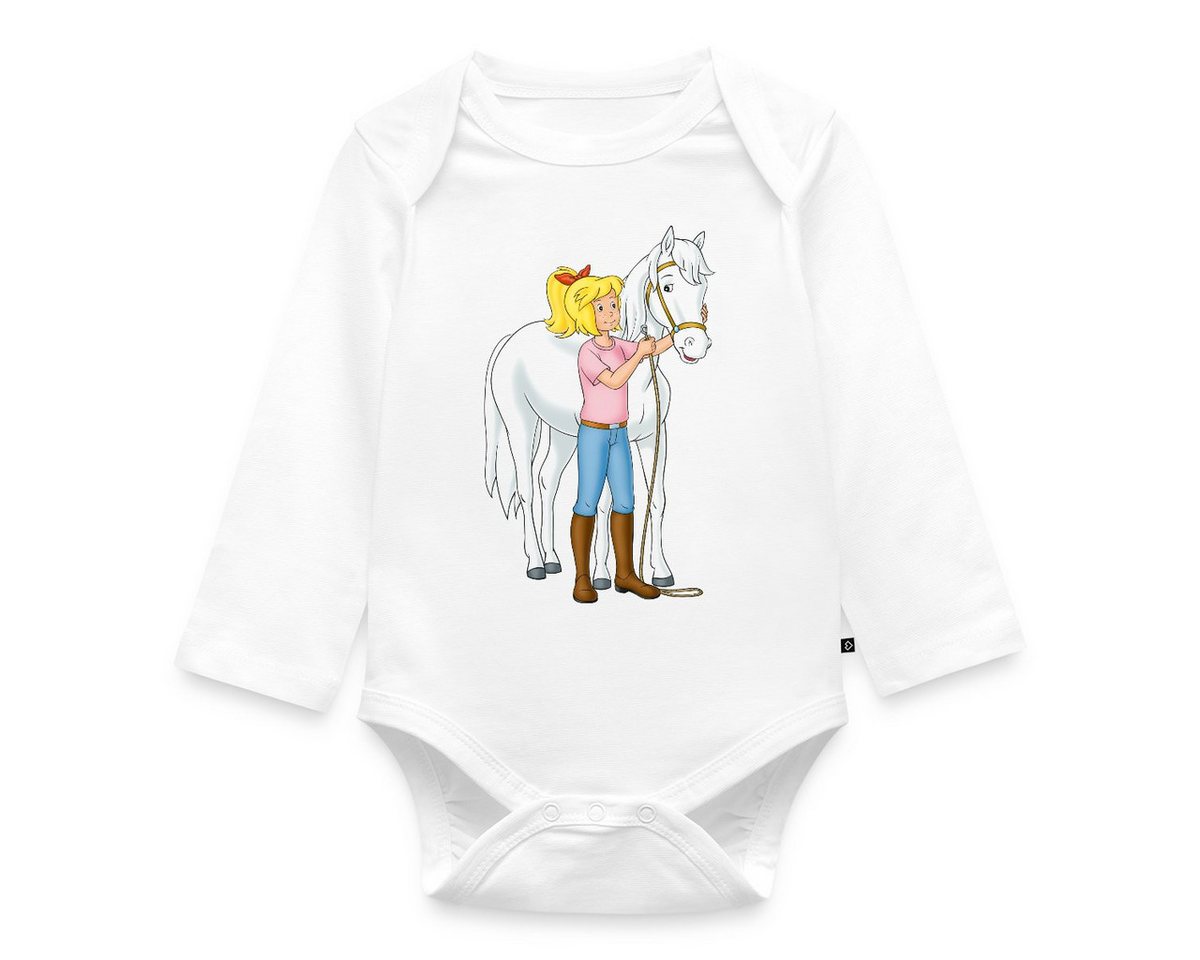 Spreadshirt Shirtbody Bibi Und Tina Bibi Mit Stute Sabrina Baby Bio-Langarm-Body (1-tlg) von Spreadshirt