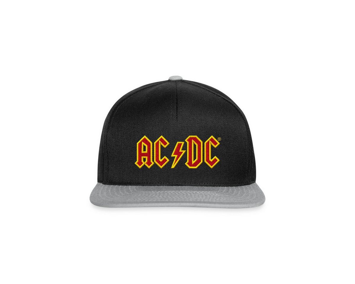Spreadshirt Snapback Cap AC/DC In Rot Und Gelb Stick Snapback Cap (1-St) von Spreadshirt