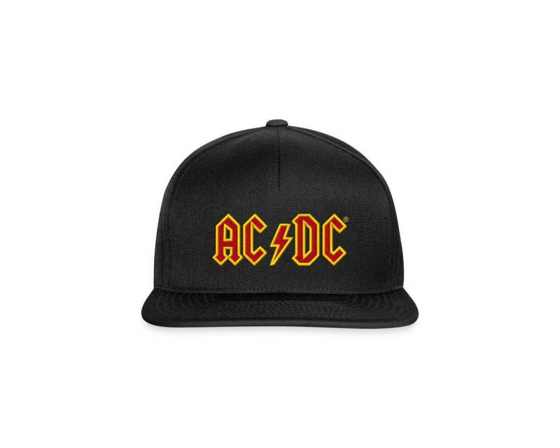 Spreadshirt Snapback Cap AC/DC In Rot Und Gelb Stick Snapback Cap (1-St) von Spreadshirt