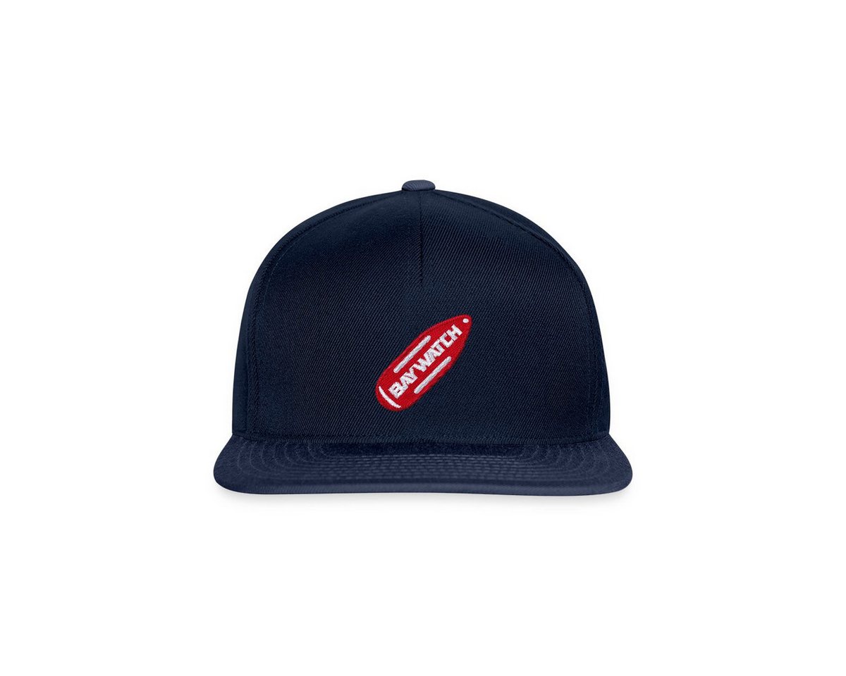 Spreadshirt Snapback Cap Baywatch Logo Auf Boje Als Stick-Design Snapback Cap (1-St) von Spreadshirt