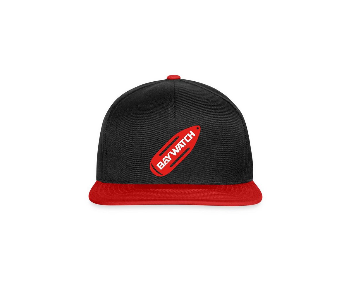 Spreadshirt Snapback Cap Baywatch Rote Rettungsboje Snapback Cap (1-St) von Spreadshirt