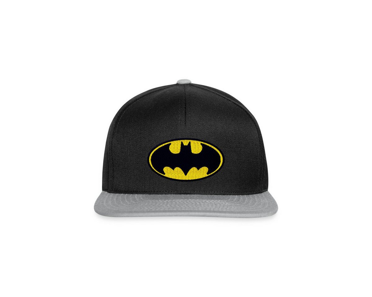 Spreadshirt Snapback Cap DC Comics Batman großes original Logo Stick Snapback Cap (1-St) von Spreadshirt