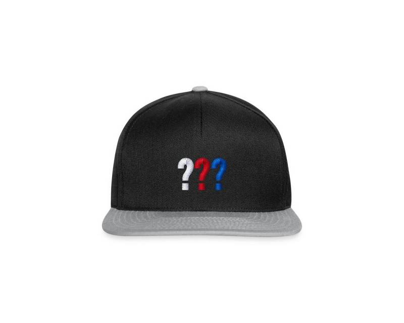 Spreadshirt Snapback Cap Die Drei Fragezeichen Logo Stickerei Snapback Cap (1-St) von Spreadshirt