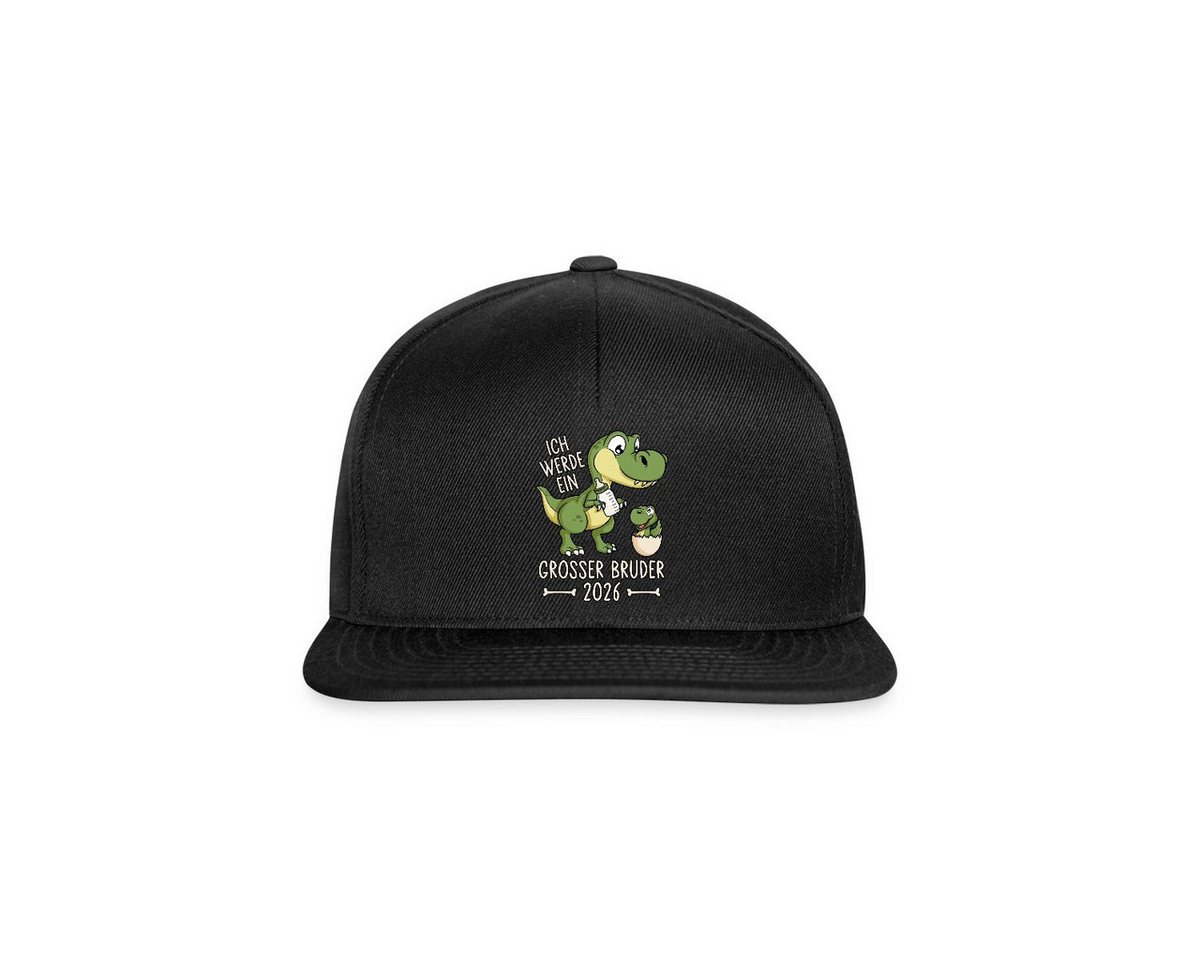 Spreadshirt Snapback Cap Großer Bruder 2026 Ei Baby Dino Dinosaurier Snapback Cap (1-St) von Spreadshirt