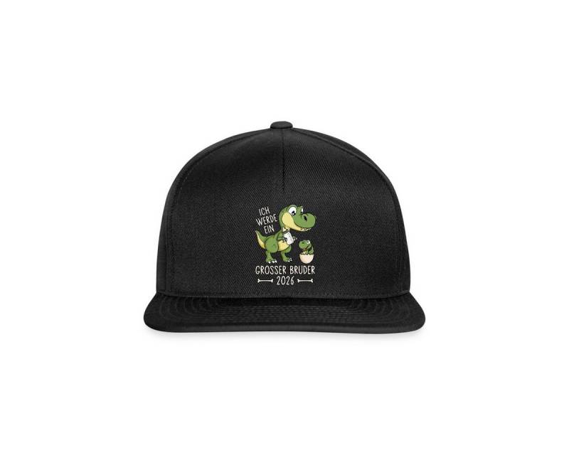 Spreadshirt Snapback Cap Großer Bruder 2026 Ei Baby Dino Dinosaurier Snapback Cap (1-St) von Spreadshirt