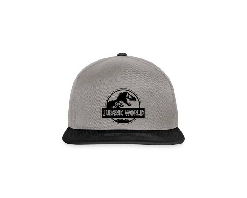 Spreadshirt Snapback Cap Jurassic World Klassisches Logo In Schwarz Snapback Cap (1-St) von Spreadshirt