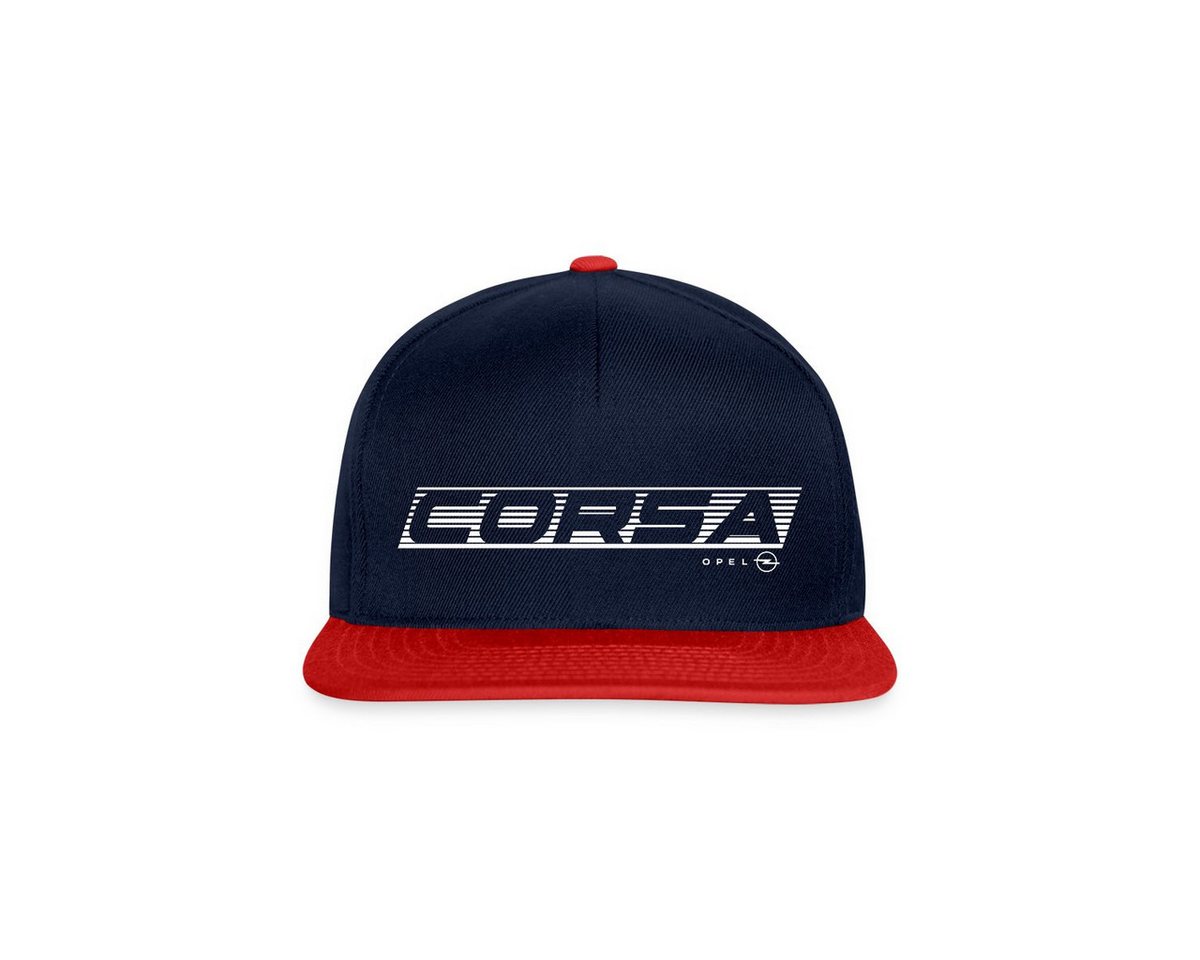 Spreadshirt Snapback Cap Opel Corsa Renn Logo Snapback Cap (1-St) von Spreadshirt