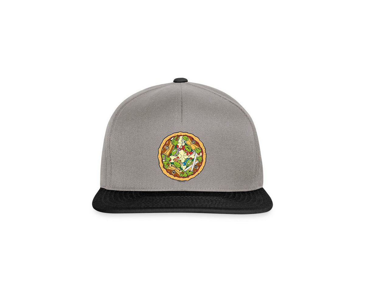 Spreadshirt Snapback Cap Teenage Mutant Ninja Turtles Pizza Snapback Cap (1-St) von Spreadshirt