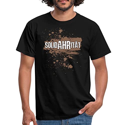 Spreadshirt SolidAHRität Hochwasser Männer T-Shirt, 4XL, Schwarz von Spreadshirt