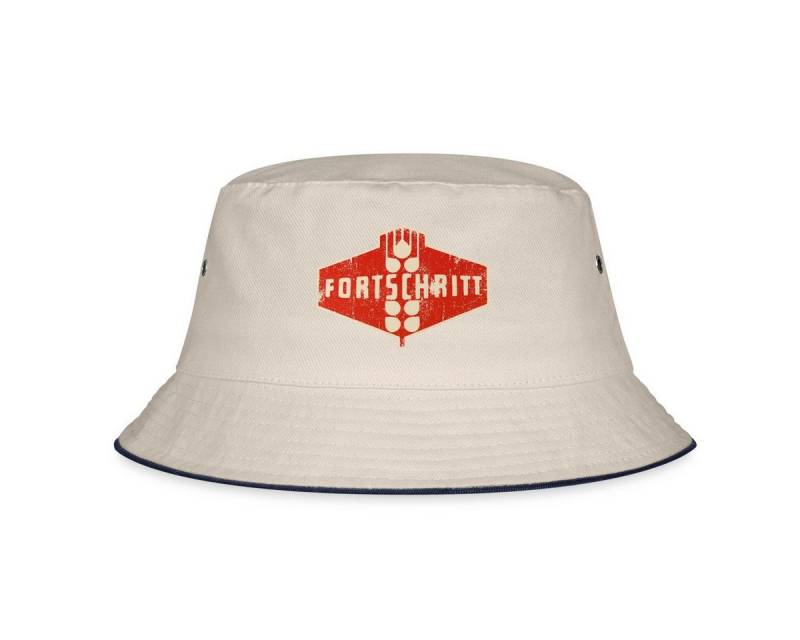 Spreadshirt Sonnenhut DDR Fortschritt Traktor Landmaschine Fischerhut (1-St) von Spreadshirt