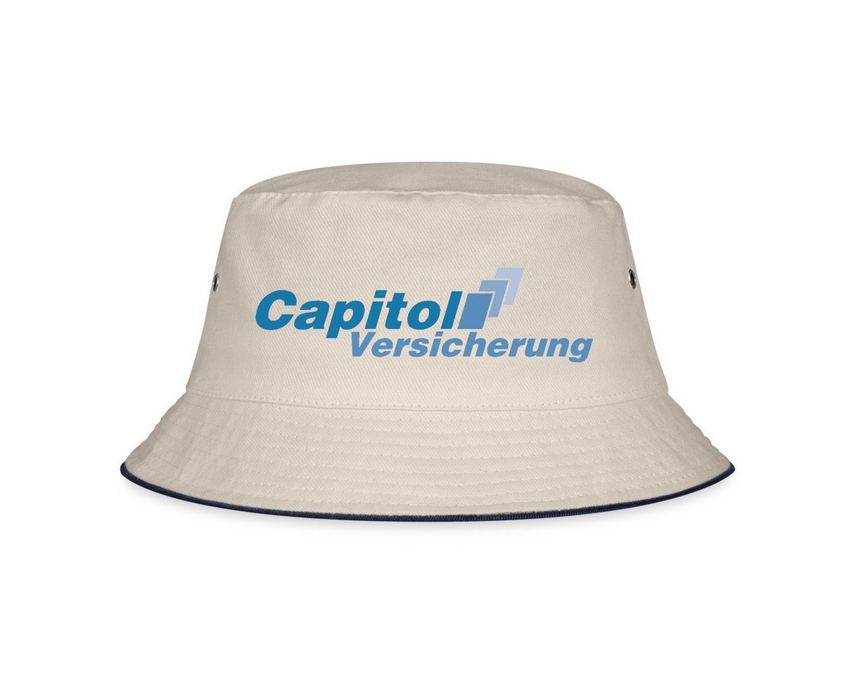 Spreadshirt Sonnenhut Stromberg Logo Capitol Versicherung Fischerhut (1-St) von Spreadshirt