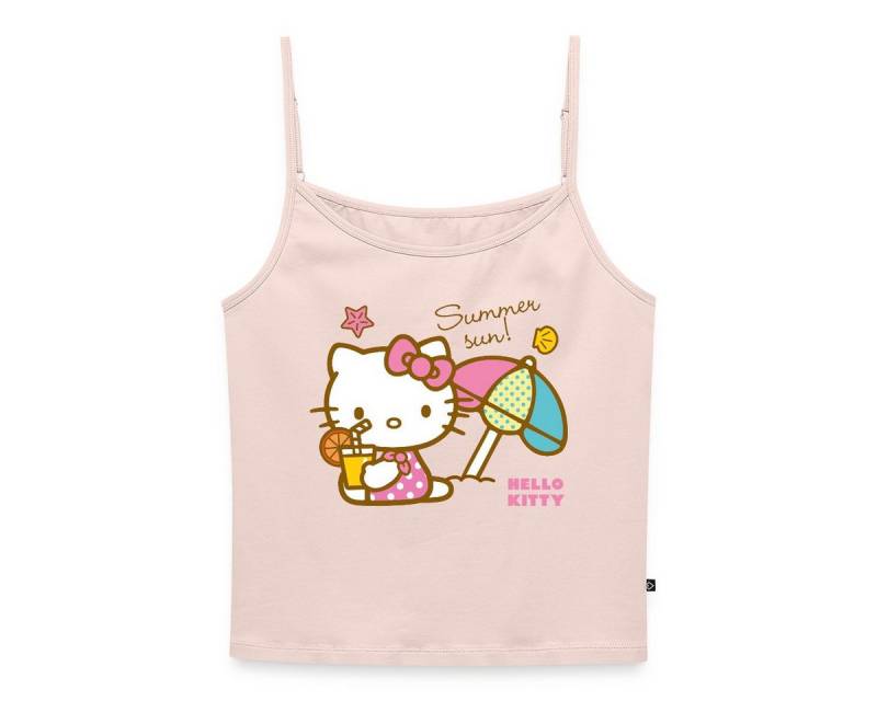 Spreadshirt Spaghettitop Hello Kitty Am Strand Summer Sun Frauen Spaghetti Tank Top (1-tlg) von Spreadshirt