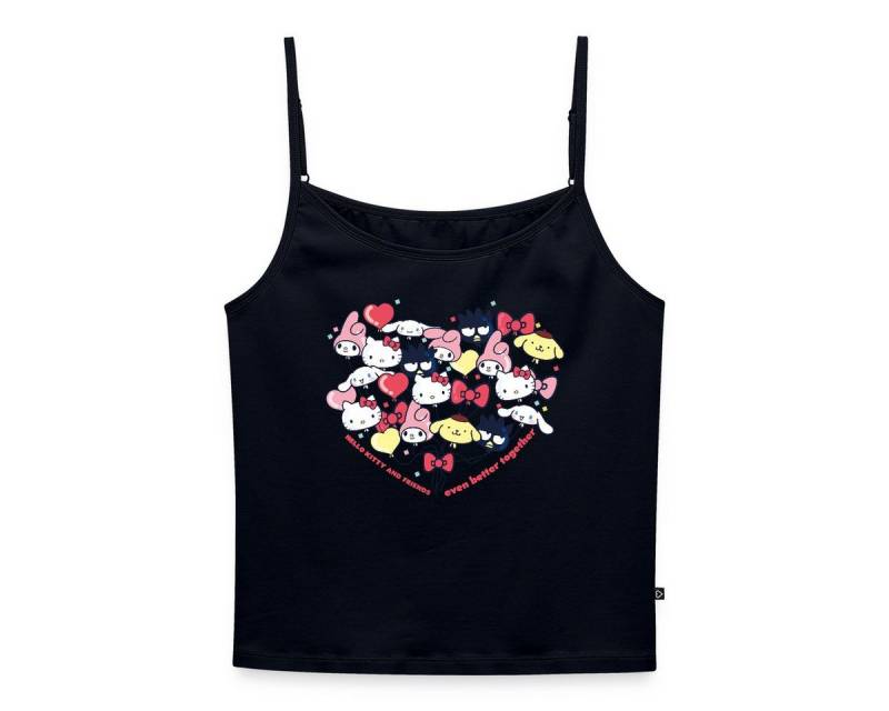 Spreadshirt Spaghettitop Hello Kitty And Friends Ballons Frauen Spaghetti Tank Top (1-tlg) von Spreadshirt