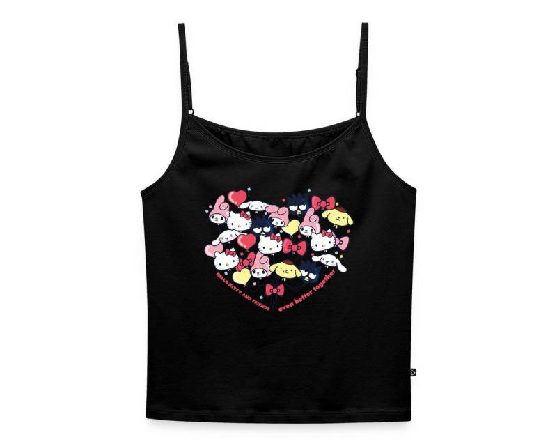 Spreadshirt Spaghettitop Hello Kitty And Friends Ballons Frauen Spaghetti Tank Top (1-tlg) von Spreadshirt