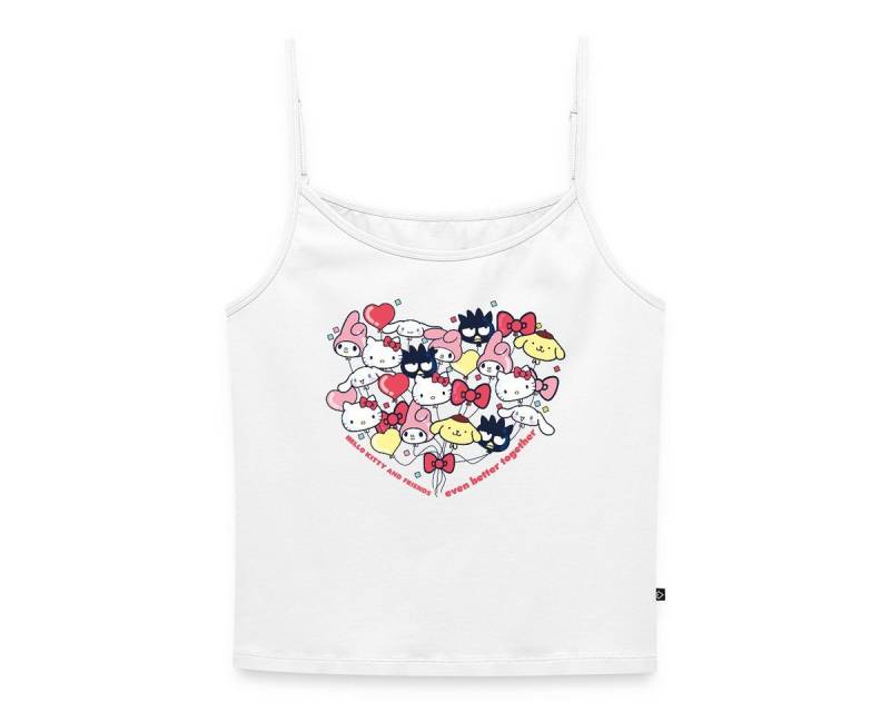 Spreadshirt Spaghettitop Hello Kitty And Friends Ballons Frauen Spaghetti Tank Top (1-tlg) von Spreadshirt