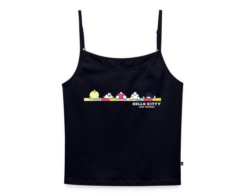 Spreadshirt Spaghettitop Hello Kitty And Friends Pose Frauen Spaghetti Tank Top (1-tlg) von Spreadshirt
