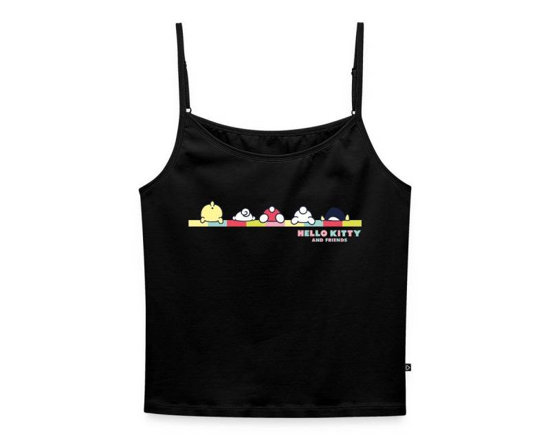 Spreadshirt Spaghettitop Hello Kitty And Friends Pose Frauen Spaghetti Tank Top (1-tlg) von Spreadshirt