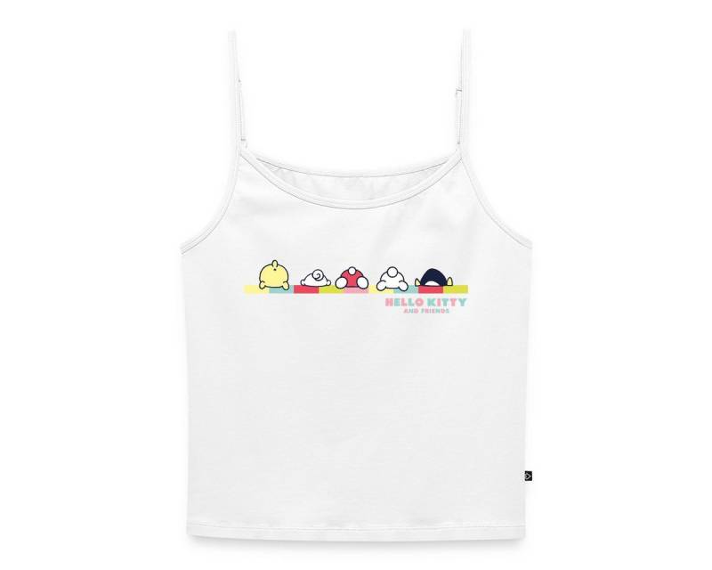 Spreadshirt Spaghettitop Hello Kitty And Friends Pose Frauen Spaghetti Tank Top (1-tlg) von Spreadshirt