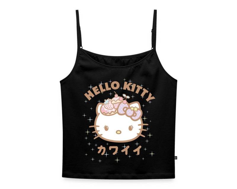 Spreadshirt Spaghettitop Hello Kitty Kawaii Stil Frauen Spaghetti Tank Top (1-tlg) von Spreadshirt