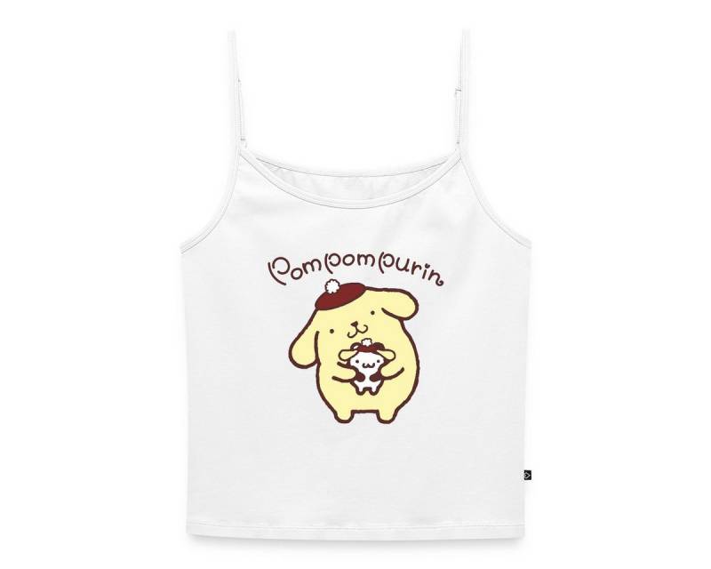 Spreadshirt Spaghettitop Pompompurin & Muffin Verkleidet Frauen Spaghetti Tank Top (1-tlg) von Spreadshirt