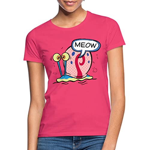 Spreadshirt Spongebob Schwammkopf Gary Die Schnecke Frauen T-Shirt, L, Azalea von Spreadshirt