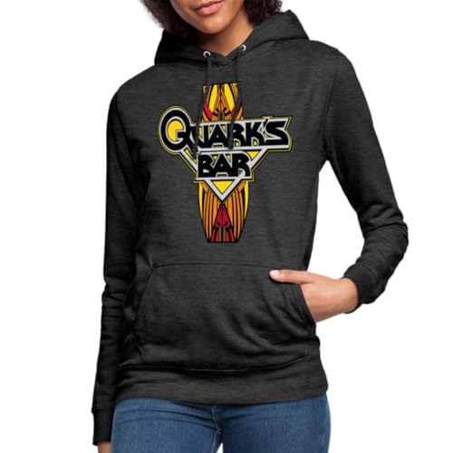 Spreadshirt Star Trek Deep Space Nine Quark´s Bar Frauen Hoodie, S, Anthrazit von Spreadshirt