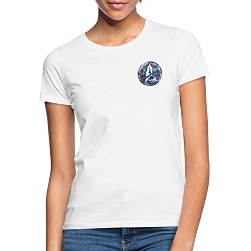 Spreadshirt Star Trek Discovery Abzeichen Sternenflotte Klein Frauen T-Shirt, XXL, weiß von Spreadshirt