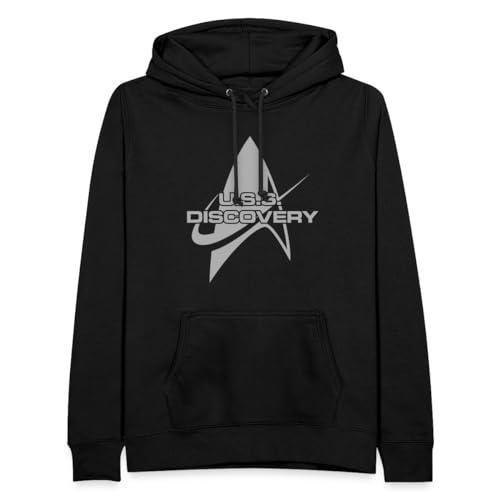 Spreadshirt Star Trek Discovery Delta Abzeichen Frauen Hoodie, S, Schwarz von Spreadshirt