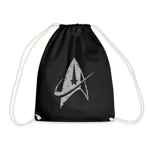 Spreadshirt Star Trek Discovery Delta Abzeichen Used Look Turnbeutel, One size, Schwarz von Spreadshirt