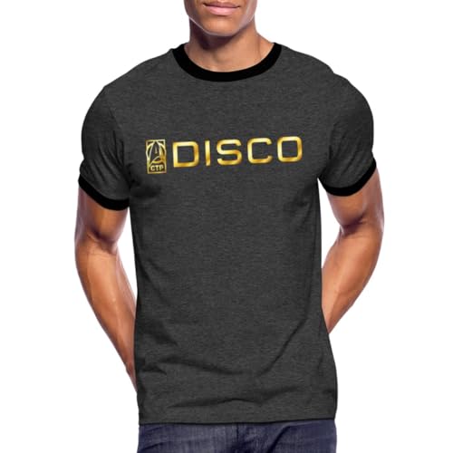 Spreadshirt Star Trek Discovery Disco DSC Männer Kontrast T-Shirt, XL, Anthrazit/Schwarz Spreadshirt Star Trek Discovery Disco DSC Männer Kontrast T-Shirt, XL, Anthrazit/Schwarz von Spreadshirt