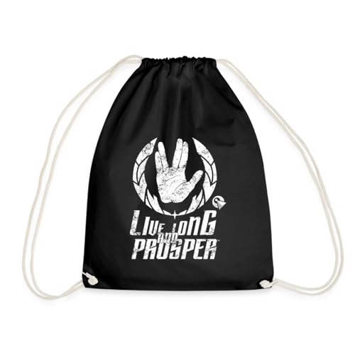 Spreadshirt Star Trek Discovery LLAP Vulkanier Turnbeutel, One size, Schwarz von Spreadshirt