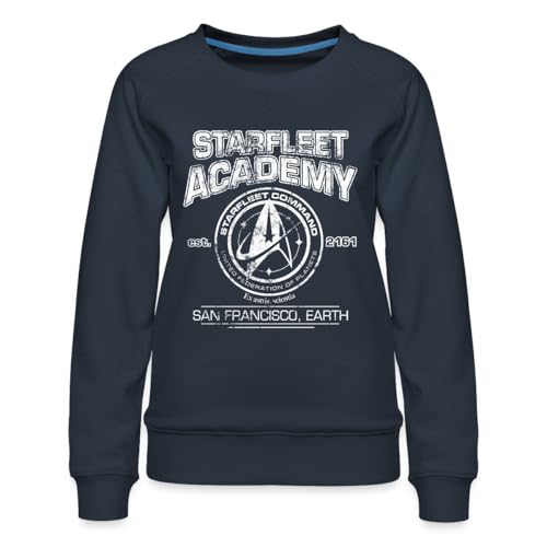 Spreadshirt Star Trek Discovery Starfleet Academy Frauen Premium Bio Pullover, M, Navy Spreadshirt Star Trek Discovery Starfleet Academy Frauen Premium Bio Pullover, M, Navy von Spreadshirt