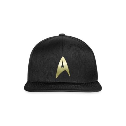 Spreadshirt Star Trek The Original Series Logo Snapback Cap, One Size, Schwarz/Schwarz von Spreadshirt