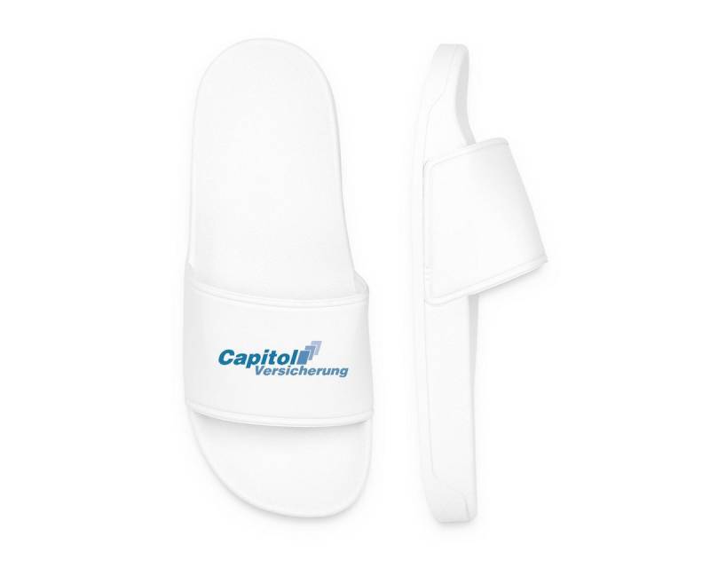 Spreadshirt Stromberg Logo Capitol Versicherung Badelatschen Herren Badeschuh von Spreadshirt