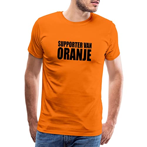 Spreadshirt Supporter Van Oranje Niederlande Männer Premium T-Shirt, 4XL, Orange von Spreadshirt