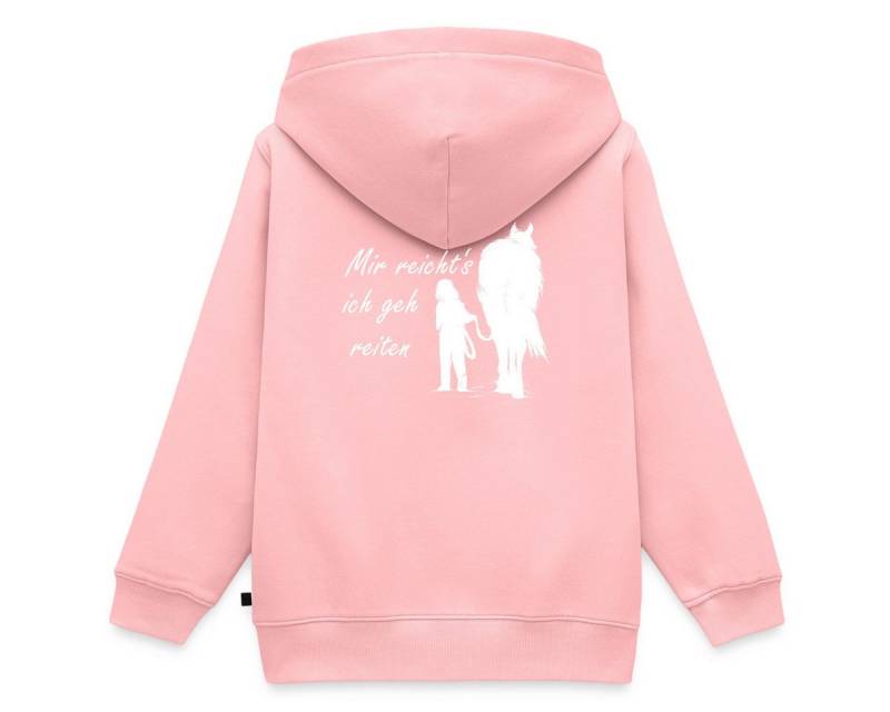 Spreadshirt Sweatjacke Mir Reichts Ich Geh Reiten Lustiger Pferde Spruch REGULAR FIT Kinder/T (1-tlg) von Spreadshirt