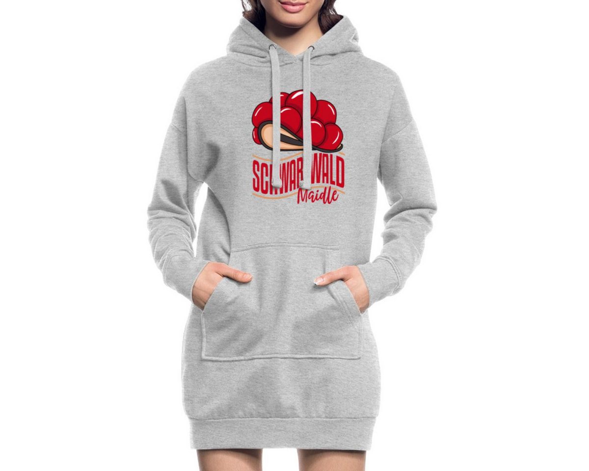 Spreadshirt Sweatkleid Schwarzwald Maidle Bollenhut Schwarzwald Geschenk Frauen Hoodie Kleid (1-tlg) von Spreadshirt