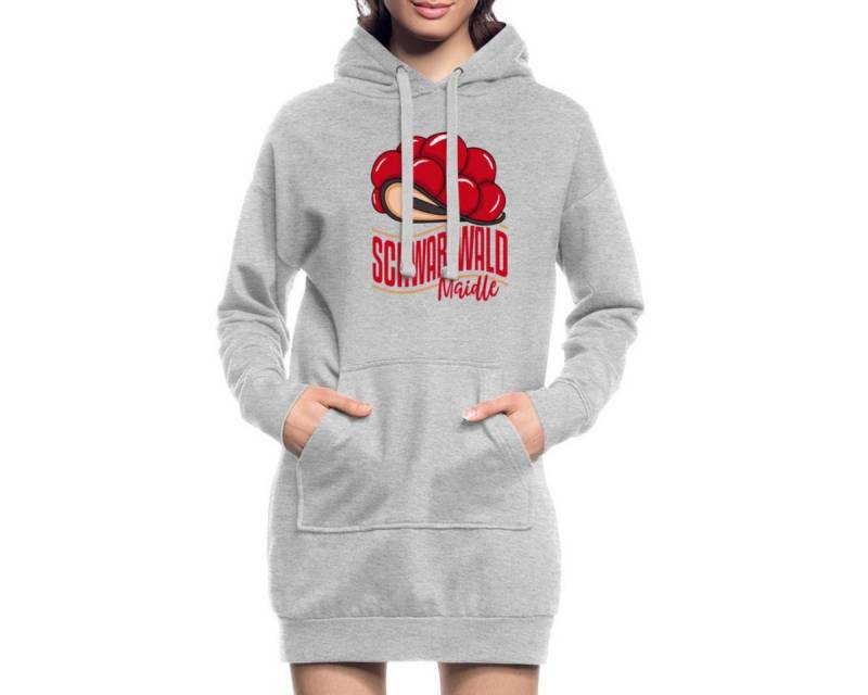 Spreadshirt Sweatkleid Schwarzwald Maidle Bollenhut Schwarzwald Geschenk Frauen Hoodie Kleid (1-tlg) von Spreadshirt