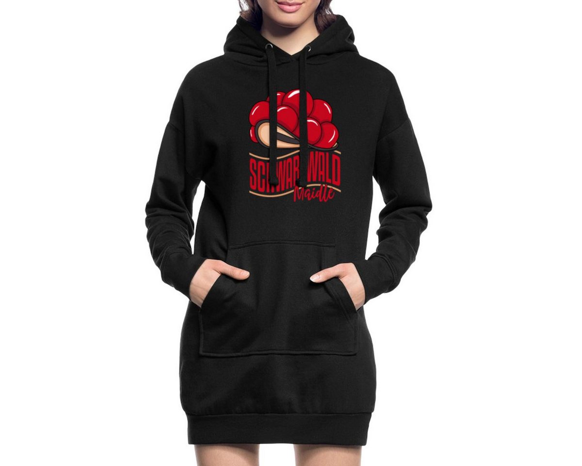 Spreadshirt Sweatkleid Schwarzwald Maidle Bollenhut Schwarzwald Geschenk Frauen Hoodie Kleid (1-tlg) von Spreadshirt