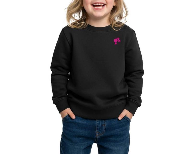 Spreadshirt Sweatshirt Barbie Silhoutte Stick REGULAR FIT Kinder/Teenager Premium Bio Crew Ne (1-tlg) von Spreadshirt