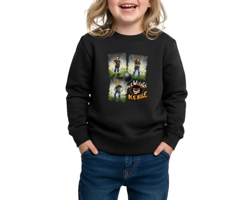 Spreadshirt Sweatshirt Die Wilden Kerle Quartett Logo REGULAR FIT Kinder/Teenager Premium Bio (1-tlg) von Spreadshirt