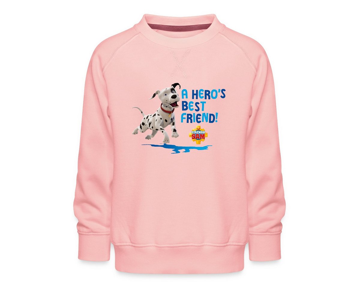 Spreadshirt Sweatshirt Feuerwehrmann Sam™ Dalmatiner Schnuffi Süß Kinder Premium Pullover (1-tlg) von Spreadshirt