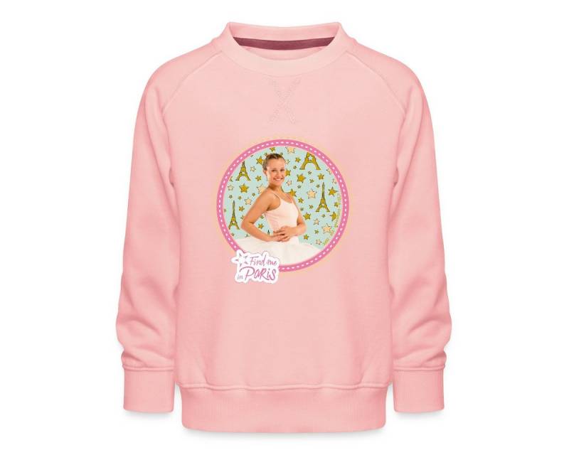 Spreadshirt Sweatshirt Find me in Paris Lena Grisky Kinder Premium Pullover (1-tlg) von Spreadshirt