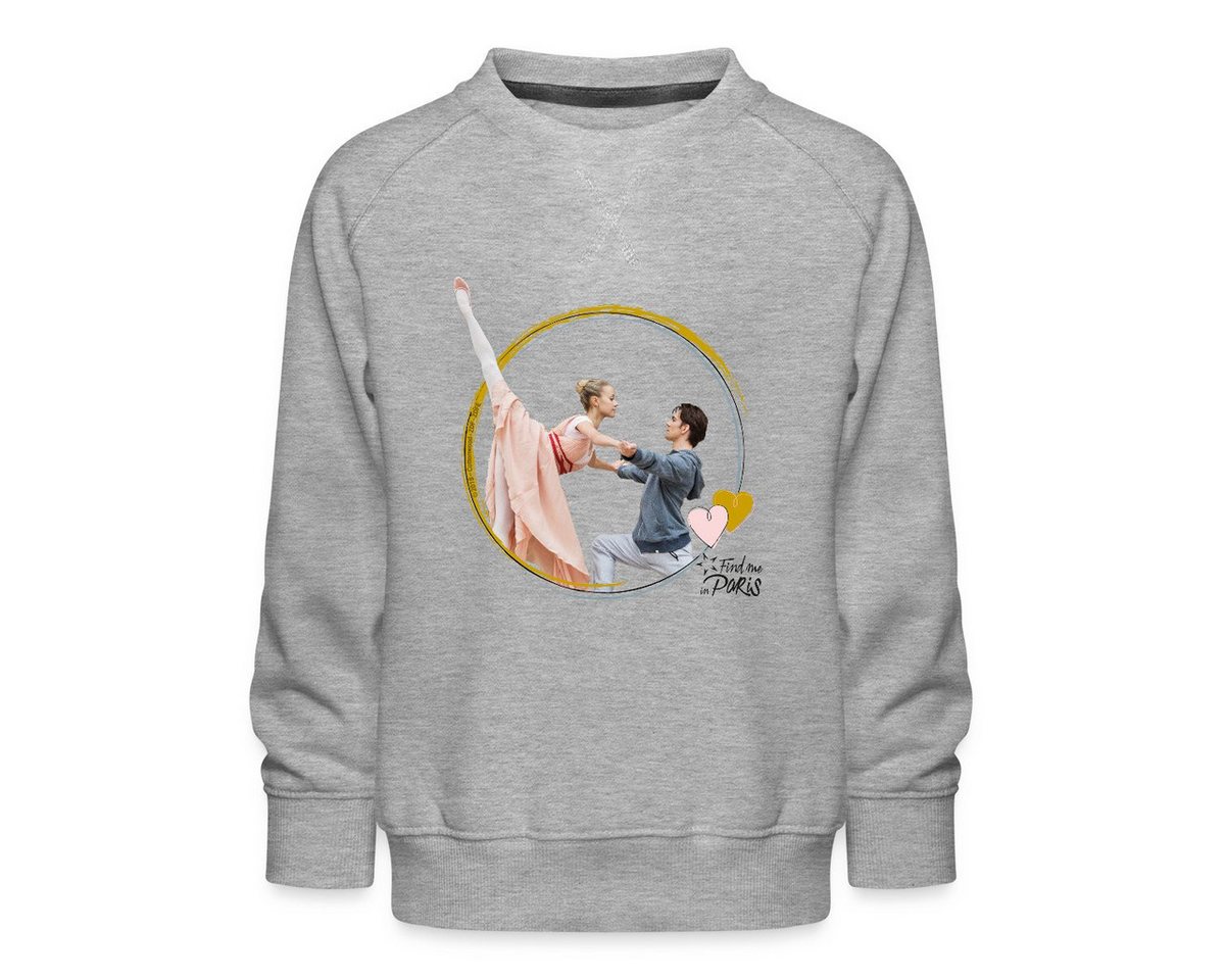 Spreadshirt Sweatshirt Find me in Paris Lena und Max Kinder Premium Pullover (1-tlg) von Spreadshirt