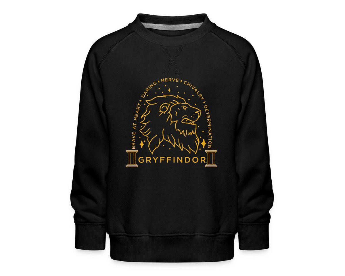 Spreadshirt Sweatshirt Harry Potter Gryffindor Löwe Kinder Premium Pullover (1-tlg) von Spreadshirt