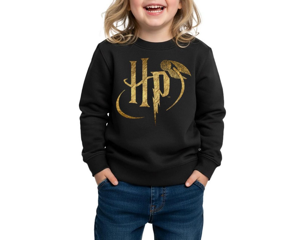 Spreadshirt Sweatshirt Harry Potter HP Logo REGULAR FIT Kinder/Teenager Premium Bio Crew Neck (1-tlg) von Spreadshirt