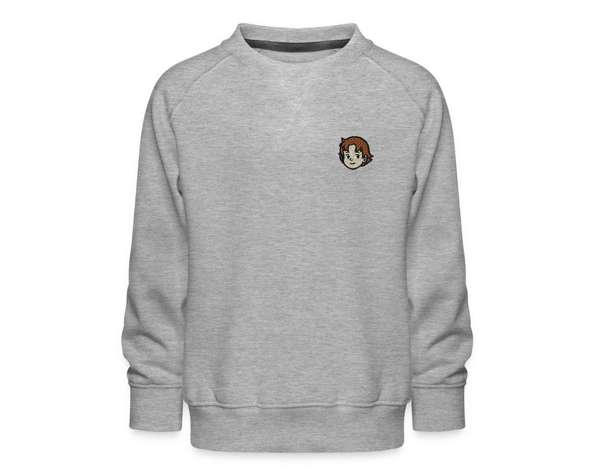Spreadshirt Sweatshirt Heidi Portrait Stick Kinder Premium Pullover (1-tlg) von Spreadshirt