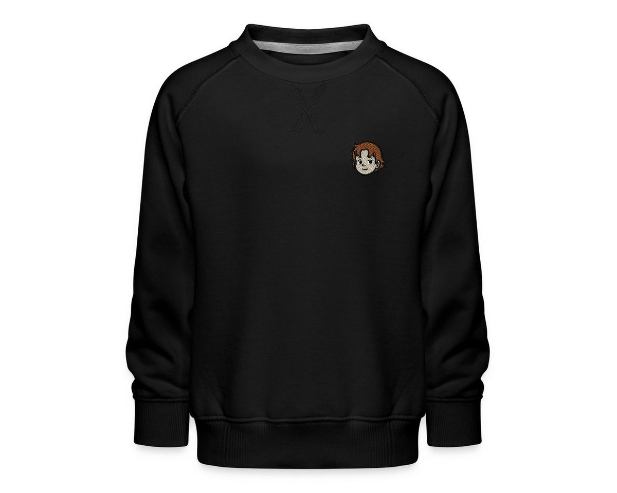 Spreadshirt Sweatshirt Heidi Portrait Stick Kinder Premium Pullover (1-tlg) von Spreadshirt